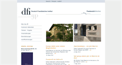 Desktop Screenshot of dfi.de
